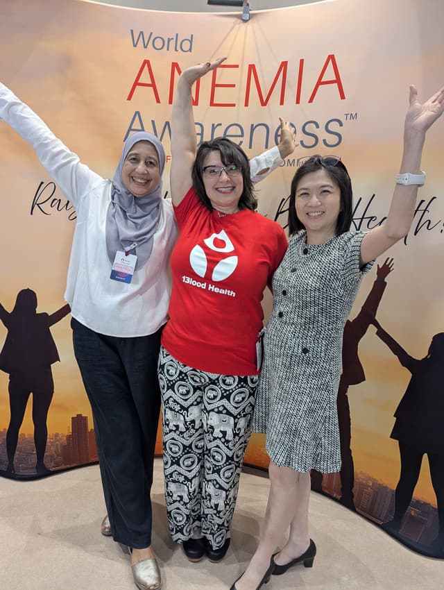Raising our hands and awareness for Anemia with MY PBM Malaysia